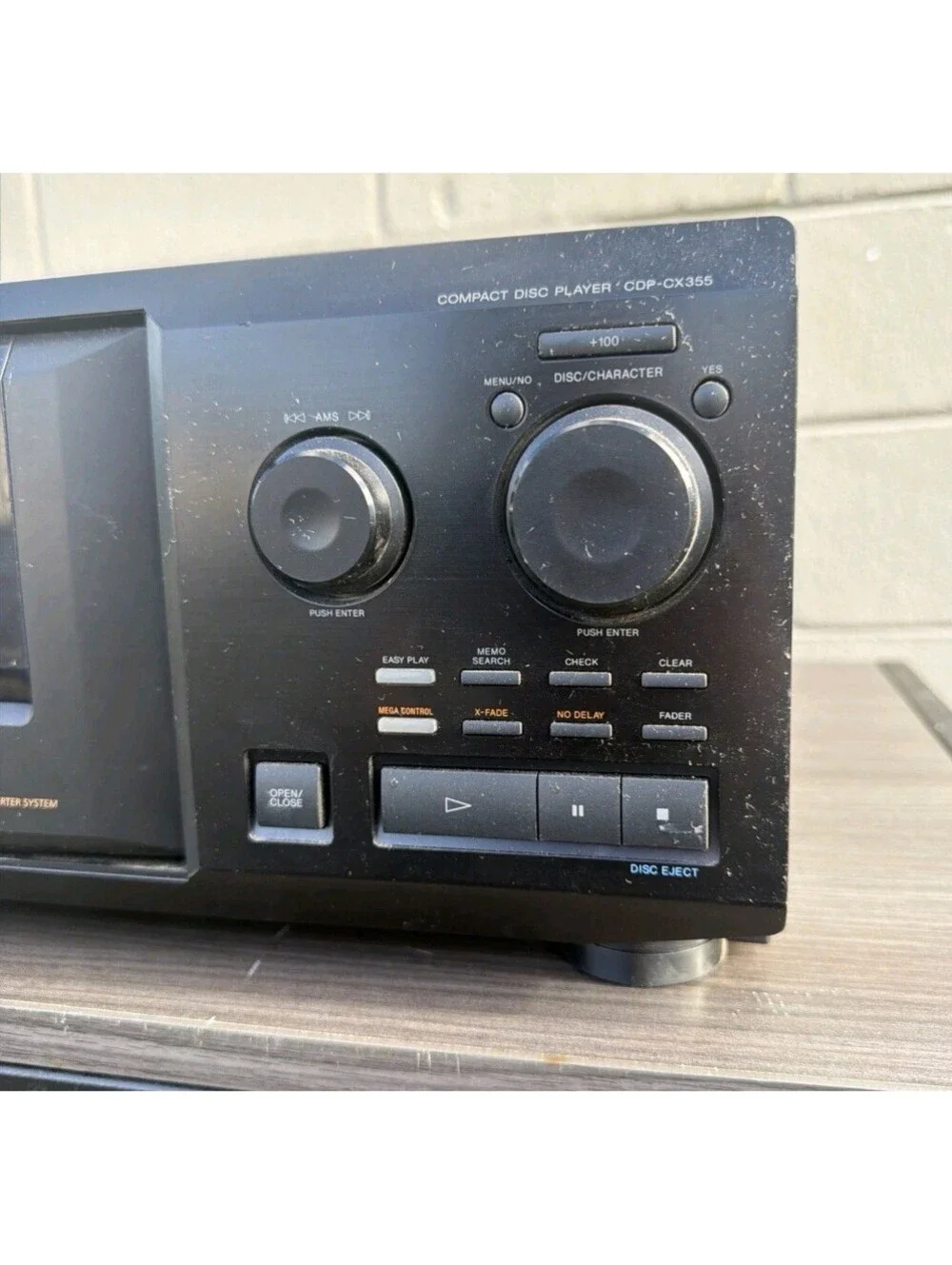 Sony CDP-CX355 MegaStorage 300 CD Changer Player - Tested Working No remote